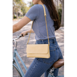 Sac bandoulière femme – Pochette élégante en cuir texturé