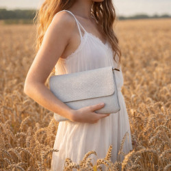 Sac bandoulière femme – Pochette élégante en cuir texturé