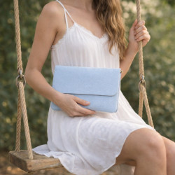 Sac bandoulière femme – Pochette élégante en cuir texturé