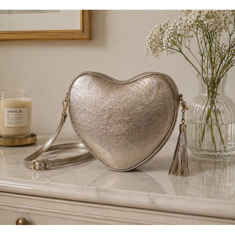 Sac cœur femme bandoulière – Petit sac chic et tendance