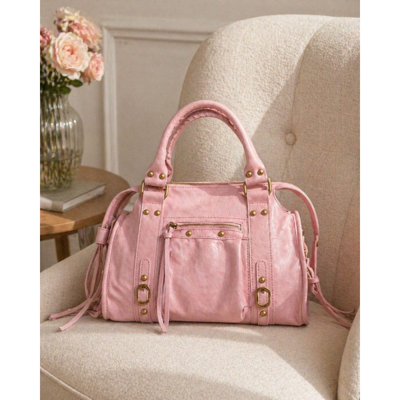 Sac à main femme effet cuir souple avec bandoulière – Sac tendance chic et pratique