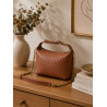 Sac à main matelassé femme avec chaîne dorée