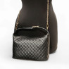 Sac à main matelassé femme avec chaîne dorée