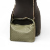 Sac à main matelassé femme avec chaîne dorée