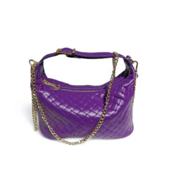Sac à main matelassé femme avec chaîne dorée