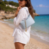 Sac à main matelassé femme avec chaîne dorée