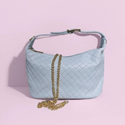 Sac à main matelassé femme avec chaîne dorée