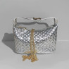 Sac à main matelassé femme avec chaîne dorée