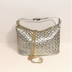 Sac à main matelassé femme avec chaîne dorée