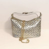 Sac à main matelassé femme avec chaîne dorée