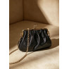 Sac pochette femme chaîne métallique élégante - format compact