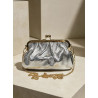 Sac pochette femme chaîne métallique élégante - format compact