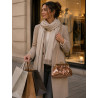 Sac pochette femme chaîne métallique élégante - format compact