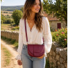 Sac bandoulière femme grand modèle – Élégance urbaine & cuir grainé tendance