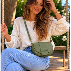Sac Bandoulière Femme en Cuir Grainé – Petit Modèle
