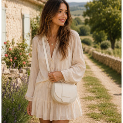 Sac Bandoulière Femme en Cuir Grainé – Petit Modèle