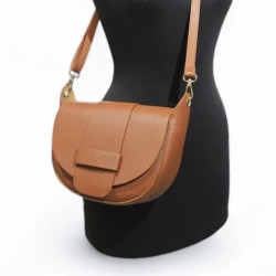 Sac Bandoulière Femme en Cuir Grainé – Petit Modèle