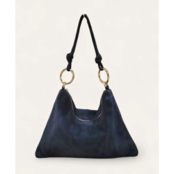 Sac bandoulière en daim souple femme – Grand sac tendance et élégant