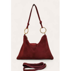 Sac bandoulière en daim souple femme – Grand sac tendance et élégant
