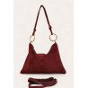Sac bandoulière en daim souple femme – Grand sac tendance et élégant