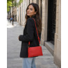 Sac bandoulière en cuir grainé femme – Pochette élégante et tendance
