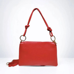 Sac bandoulière en cuir grainé femme – Pochette élégante et tendance