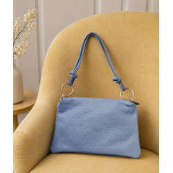 Sac bandoulière en cuir grainé femme – Pochette élégante et tendance