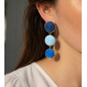 Boucles d’oreilles pendantes tressées esprit bohème chic