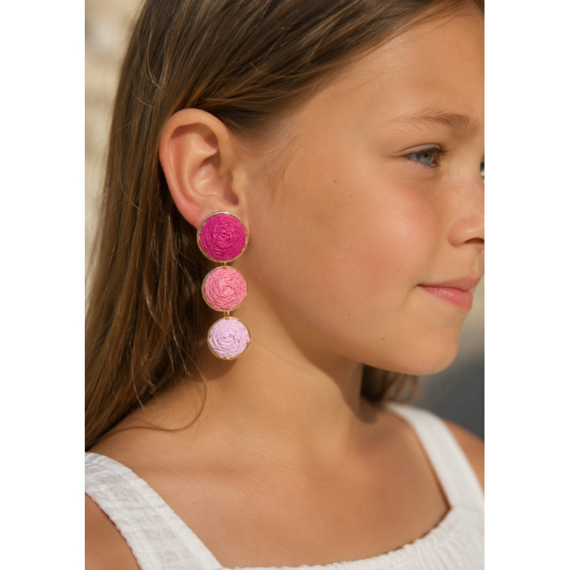 Boucles d’oreilles pendantes esprit bohème chic