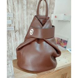 Sac à Dos Femme Cuir Véritable Réglable – Sac Convertible Porté Main