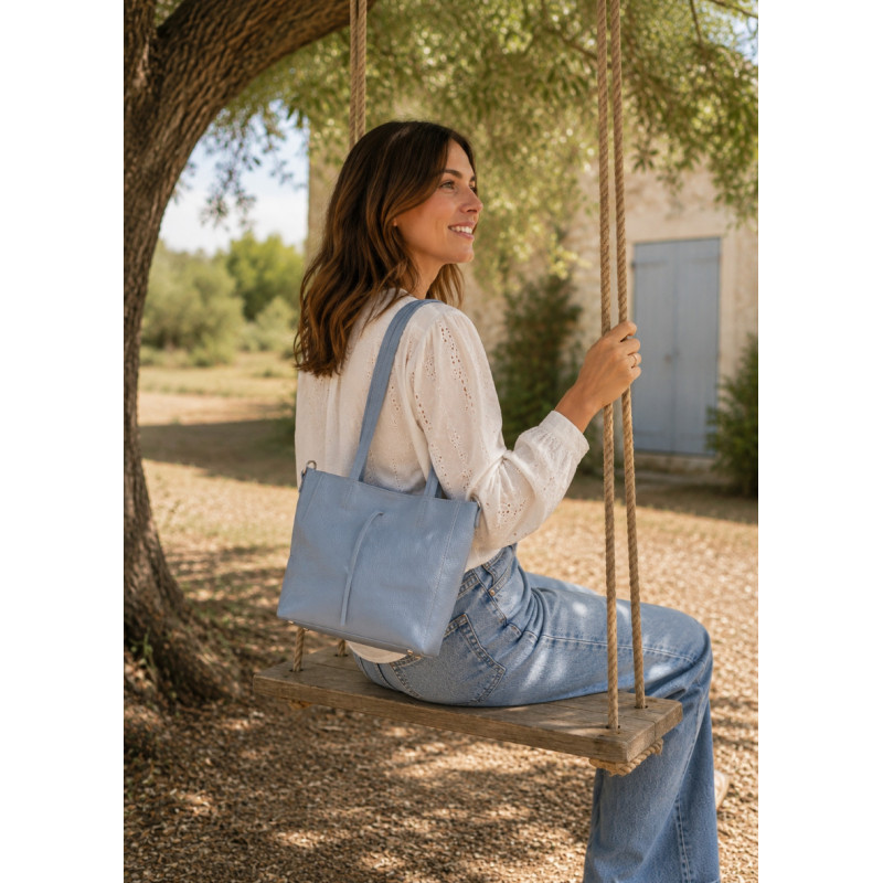 Sac cabas femme en cuir souple – Élégant, pratique et intemporel