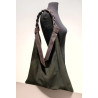 Sac cabas femme en suédine avec anses tressées – Grand format élégant et tendance