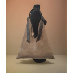 Sac cabas femme en suédine avec anses tressées – Grand format élégant et tendance