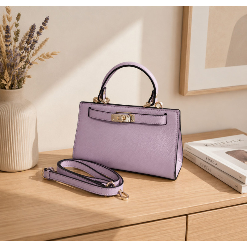 Sac à Main Femme Élégant avec Bandoulière Amovible – Format Compact Chic