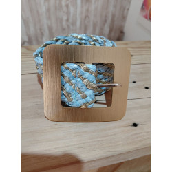 Ceinture tressée femme boucle dorée – Accessoire mode chic et tendance