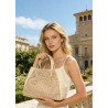 Sac cabas tressé femme – Sac à main élégant et tendance pour le quotidien