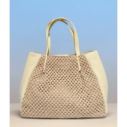 Sac cabas tressé femme – Sac à main élégant et tendance pour le quotidien