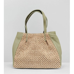 Sac cabas tressé femme – Sac à main élégant et tendance pour le quotidien
