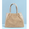 Sac cabas tressé femme – Sac à main élégant et tendance pour le quotidien