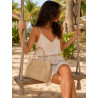 Sac cabas tressé femme – Sac à main élégant et tendance pour le quotidien