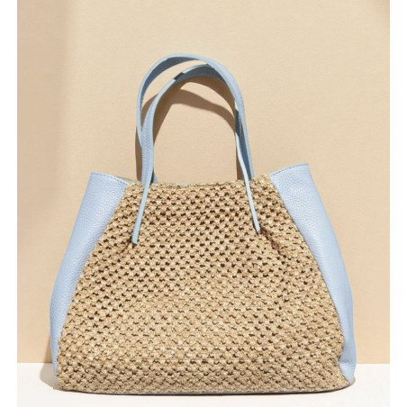 Sac cabas tressé femme – Sac à main élégant et tendance pour le quotidien