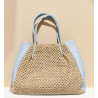 Sac cabas tressé femme – Sac à main élégant et tendance pour le quotidien