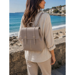 Sac à dos femme élégant – Sac à dos de ville tendance avec fermeture zippée