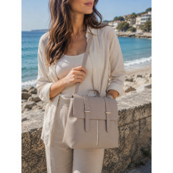 Sac à dos femme élégant – Sac à dos de ville tendance avec fermeture zippée