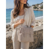 Sac à dos femme élégant – Sac à dos de ville tendance avec fermeture zippée
