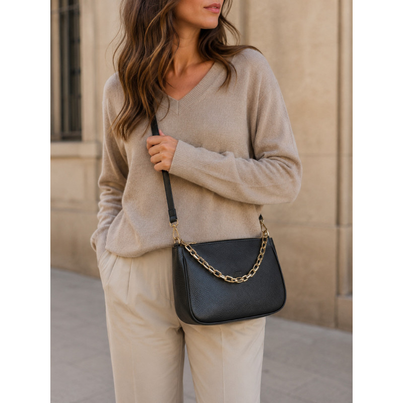 Sac bandoulière femme avec chaîne dorée – Sac à main élégant et tendance