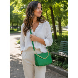 Sac bandoulière femme avec chaîne dorée – Sac à main élégant et tendance