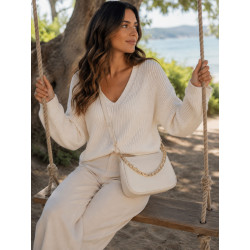 Sac bandoulière femme avec chaîne dorée – Sac à main élégant et tendance