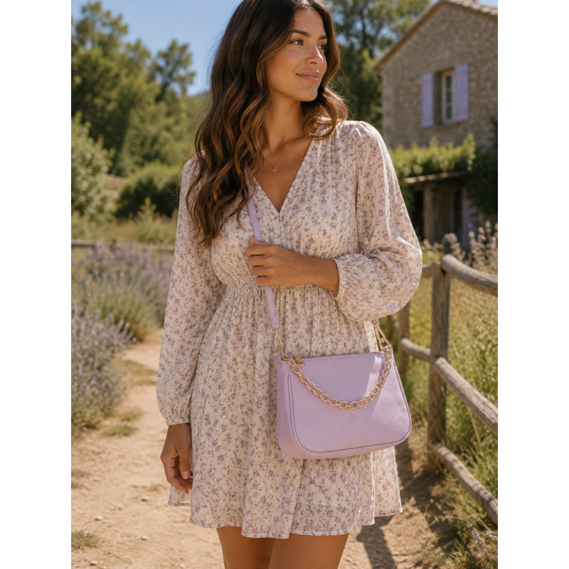 Sac bandoulière femme avec chaîne dorée – Sac à main élégant et tendance