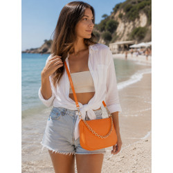 Sac bandoulière femme avec chaîne dorée – Sac à main élégant et tendance